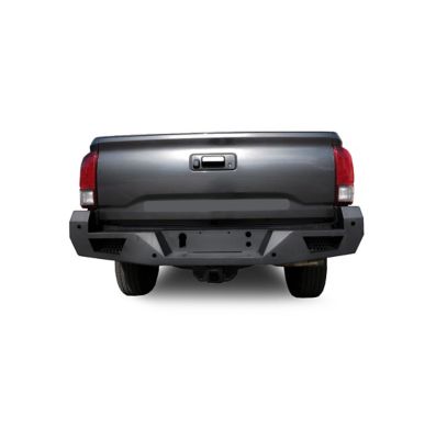 Image showing  Armour Heavy Duty Rear Bumper Matte Black fits 2016-2023 Toyota Tacoma
