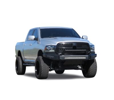Image showing  Armour II Heavy Duty Modular Front Bumper Kit Matte Black fits 2013-2018 Ram 15002019-2024 Ram 1500 Classic