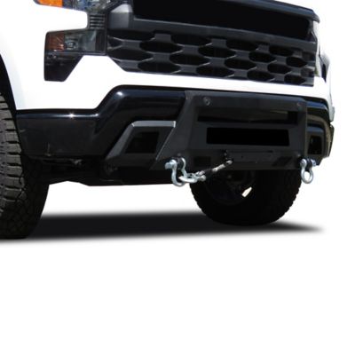 Black Horse Off Road Armour III Heavy Duty Front Winch Bumper Textured Black fits 2022-2025 Chevrolet Silverado 1500