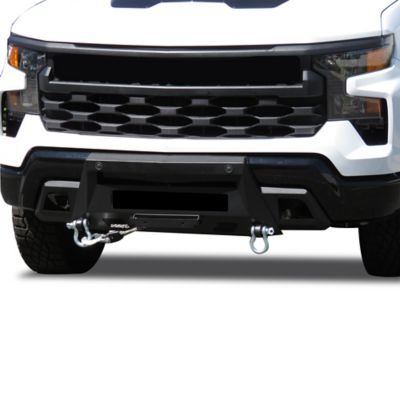 Image showing  Armour III Heavy Duty Front Winch Bumper Textured Black fits 2022-2025 Chevrolet Silverado 1500