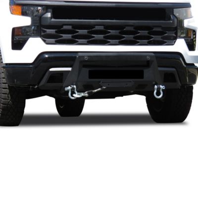 Image showing  Armour III Heavy Duty Front Winch Bumper Textured Black fits 2022-2025 Chevrolet Silverado 1500