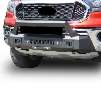 Black Horse Off Road Armour III Light Duty Front Bumper Textured Black, Fits 2019-2023 Ford Ranger