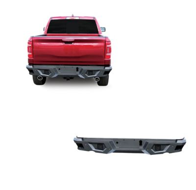 Black Horse Off Road Armour Super Heavy Duty Rear Bumper Matte Black fits 19-24 Ram 1500