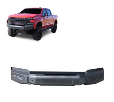 Black Horse Off Road Armour II Heavy Duty Modular Front Bumper-Bumper Only Matte Black fits 2019-2021 Chevrolet Silverado 1500