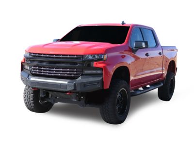 Image showing  Armour II Heavy Duty Modular Front Bumper-Bumper Only Matte Black fits 2019-2021 Chevrolet Silverado 1500