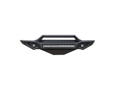 Image showing  Armour II Heavy Duty Front Bumper Kit Armour II Front Bumper Matte Black fits 2015-2018 Ram 1500 Rebel