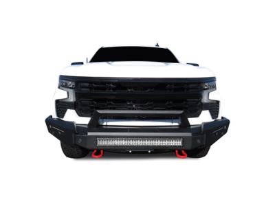 Image showing  Armour II Heavy Duty Modular Front Bumper Kit Matte Black fits 2022-2024 Chevrolet Silverado 1500