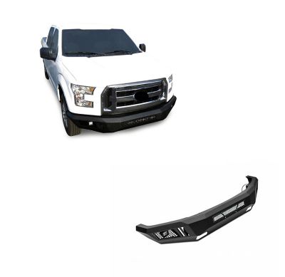 Black Horse Off Road Armour Heavy Duty Front Bumper Kit Armour I Front Bumper Matte Black fits 2018-2020 Ford F-150