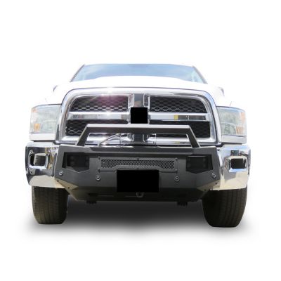Black Horse Off Road Armour III Heavy Duty Front Winch Bumper Textured Black, Fits 2013-2018 Ram 25002013-2018 Ram 3500