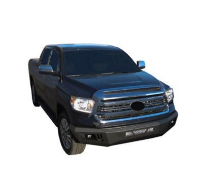 Image showing  Armour Heavy Duty Front Bumper Kit Armour I Front Bumper Matte Black fits 2014-2021 Toyota Tundra