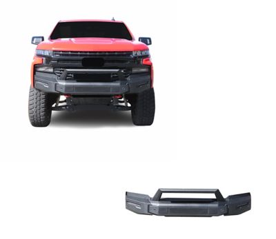 Black Horse Off Road Armour II Heavy Duty Modular Front Bumper Matte Black fits 2019-2021 Chevrolet Silverado 1500