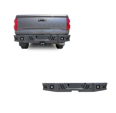 Black Horse Off Road Armour Super Heavy Duty Rear Bumper Matte Black fit 2014-2021 Toyota Tundra