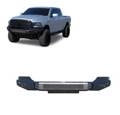 Black Horse Off Road Armour II Heavy Duty Modular Front Bumper Only Matte Black fit 2013-2018 Ram 15002019-2024 Ram 1500 Classic