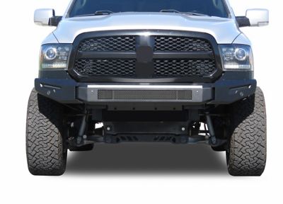 Image showing  Armour II Heavy Duty Modular Front Bumper Only Matte Black fit 2013-2018 Ram 15002019-2024 Ram 1500 Classic