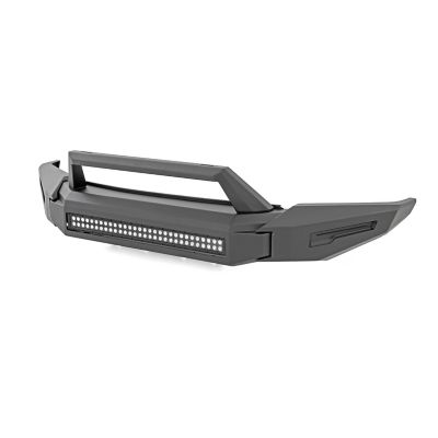 Image showing 7 th Black Horse Off Road Armour II Heavy Duty Modular Front Bumper Kit Modular Matte Black fits 2019-2023 Ford Ranger