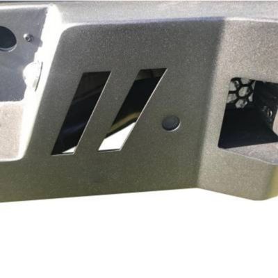 Image showing  Armour Super Heavy Duty Rear Bumper Matte Bk fit 2011-2019 Sierra 2500 HD/3500 HD/Silverado 2500 HD/3500 HD