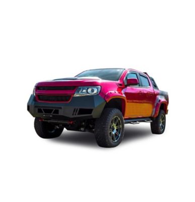 Image showing  Armour Heavy Duty Front Bumper Armour I Front Bumper Satin Black fits 2015-2020 Chevrolet Colorado