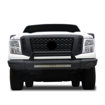 Image showing 3 th Black Horse Off Road Armour II Heavy Duty Modular Front Bumper Modular Matte Black fits 2016-2024 Nissan Titan XD