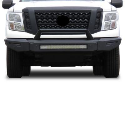 Image showing 6 th Black Horse Off Road Armour II Heavy Duty Modular Front Bumper Modular Matte Black fits 2016-2024 Nissan Titan XD