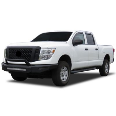 Image showing 9 th Black Horse Off Road Armour II Heavy Duty Modular Front Bumper Modular Matte Black fits 2016-2024 Nissan Titan XD