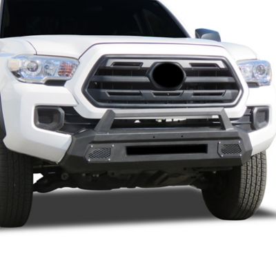 Image showing  Armour III Light Duty Front Bumper Textured Black fits 2016-2023 Toyota Tacoma