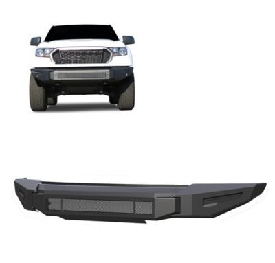 Black Horse Off Road Armour II Heavy Duty Modular Front Bumper-Bumper Only Modular Matte Black fits 2019-2023 Ford Ranger