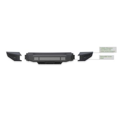 Image showing 9 th Black Horse Off Road Armour II Heavy Duty Modular Front Bumper-Bumper Only Matte Black fits 2018-2020 Ford F-150