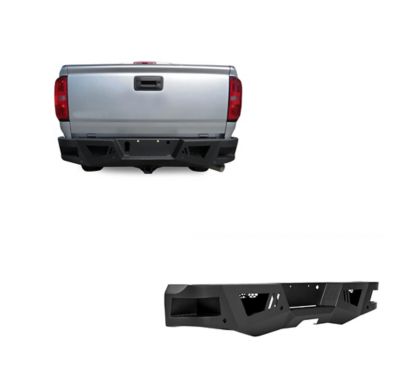 Black Horse Off Road Armour Heavy Duty Rear Bumper Matte Black fits 2015-2022 Chevrolet Colorado/GMC Canyon