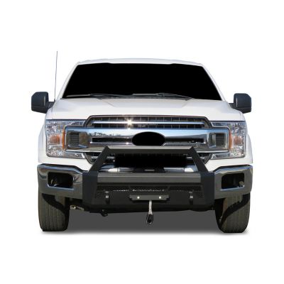 Black Horse Off Road Armour III Heavy Duty Front Winch Bumper Textured Black, Fits 18-20 Ford F-150, Excl. 2020 Diesel Models