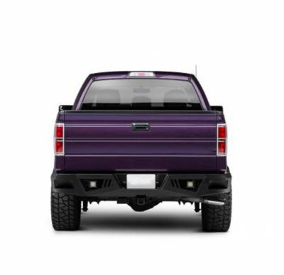Image showing  Armour Heavy Duty Rear Bumper Kit Matte Black fits 2006-2014 Ford F-150