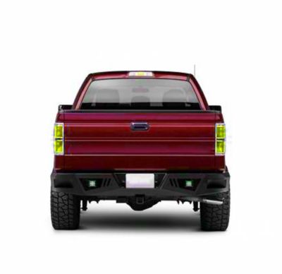 Image showing  Armour Heavy Duty Rear Bumper Kit Matte Black fits 2006-2014 Ford F-150