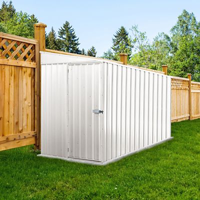 Image showing  Durango 5 x 10ft. Metal Bike Shed - Surfmist