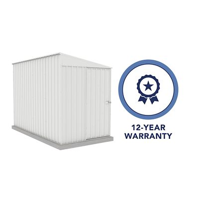 Image showing 6 th ABSCO Durango 5 x 10ft. Metal Bike Shed - Surfmist