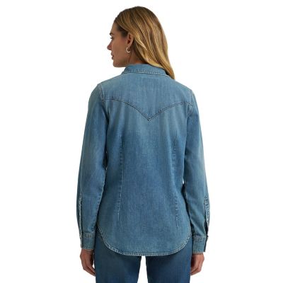 Image showing 2 th Wrangler Women's Western Snap Long Sleeve Shirt
