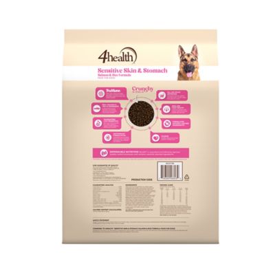 Image showing 1 th 4health with Wholesome Grains All Life Stages Sensitive Skin and Stomach, Salmon and Rice Formula Dry Dog Food