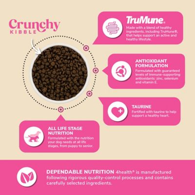 Image showing 3 th 4health with Wholesome Grains All Life Stages Sensitive Skin and Stomach, Salmon and Rice Formula Dry Dog Food