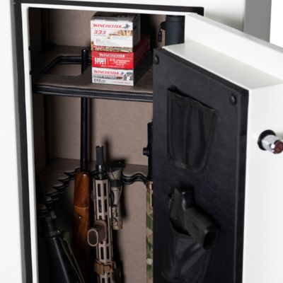 Image showing 7 th Winchester Safes Non-Fire Rated 12 Long Gun 8.6 cu. ft. Electronic Lock Gun Safe, White