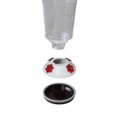 Image showing  29 oz. Milk Jug Hummingbird Feeder, White