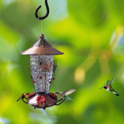 Image showing  21 oz. Lantern Hummingbird Feeder