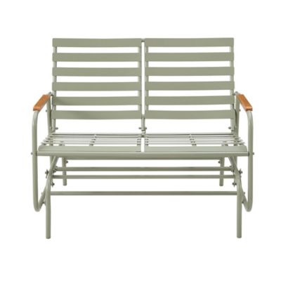 Red Shed 43 in. Riverside Double Shell Glider, Green