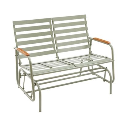 Image showing  43 in. Riverside Double Shell Glider, Green