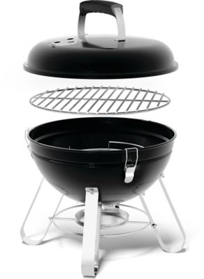 Napoleon NK14 Portable Charcoal Kettle Grill, Black
