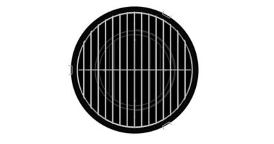 Image showing  NK14 Portable Charcoal Kettle Grill, Black