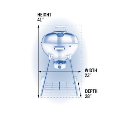 Image showing 8 th Napoleon NK22 Charcoal Kettle Grill, Black