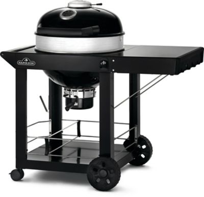 Napoleon PRO22 Charcoal Kettle Grill, Black with Cart