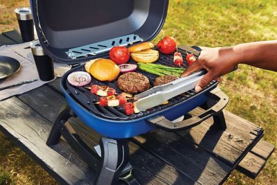 Image showing  TravelQ 240 Portable Propane Gas Grill, Blue