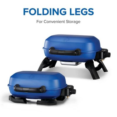 Image showing 6 th Napoleon TravelQ 240 Portable Propane Gas Grill, Blue