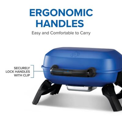 Image showing 8 th Napoleon TravelQ 240 Portable Propane Gas Grill, Blue