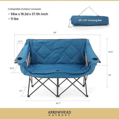 Image showing  Ocean Blue KKS0269U Portable Duo Camping Chair