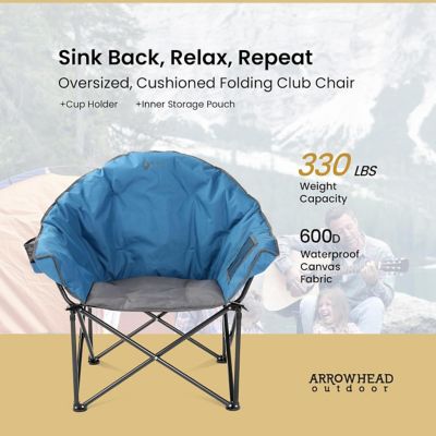 Image showing  Ocean Blue KKS0216U Oversized Camping Chair
